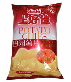 經典滋味 上好佳田園番茄薯片90g四連包測評